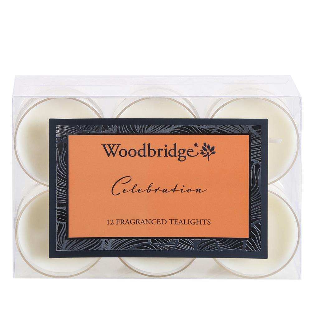 Woodbridge Celebration 4 Hour Tealights (Pack of 12) £4.49